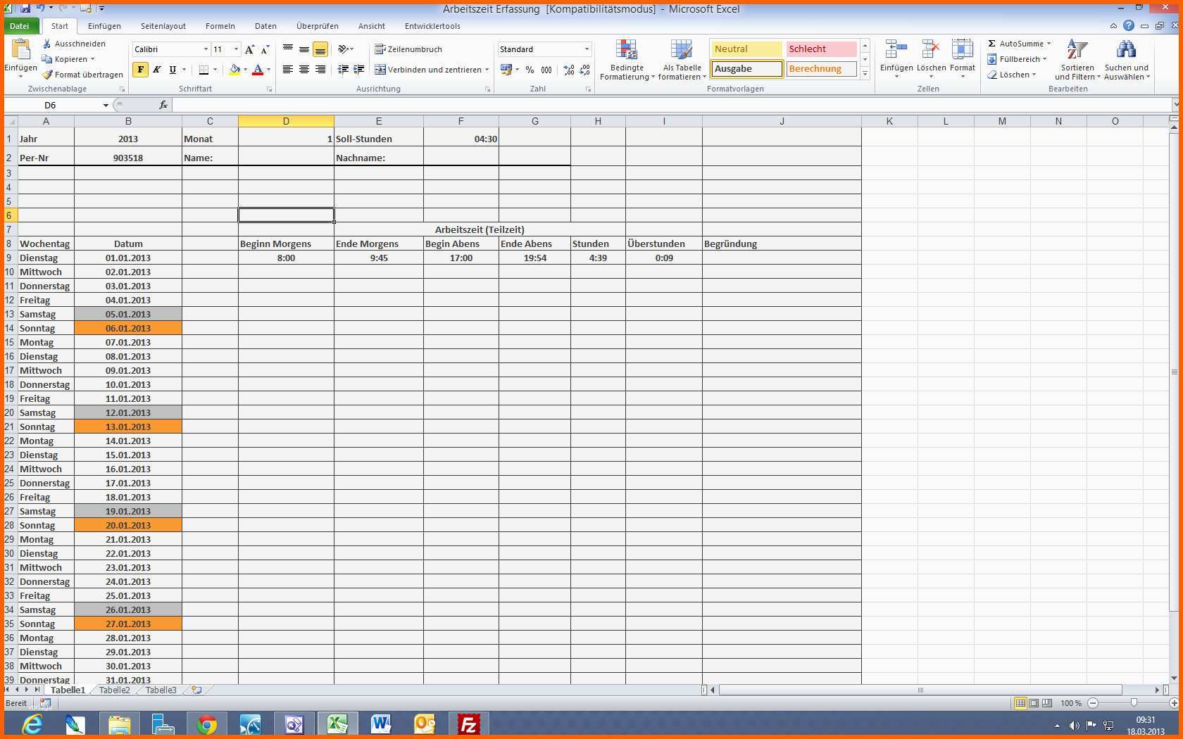 Hervorragend 11 Kapazitätsplanung Excel Vorlage Kostenlos