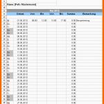 Hervorragend 13 Muster Stundenzettel Minijob
