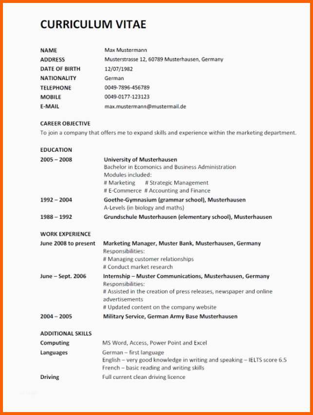 Hervorragend 15 Lebenslauf Klasse 9