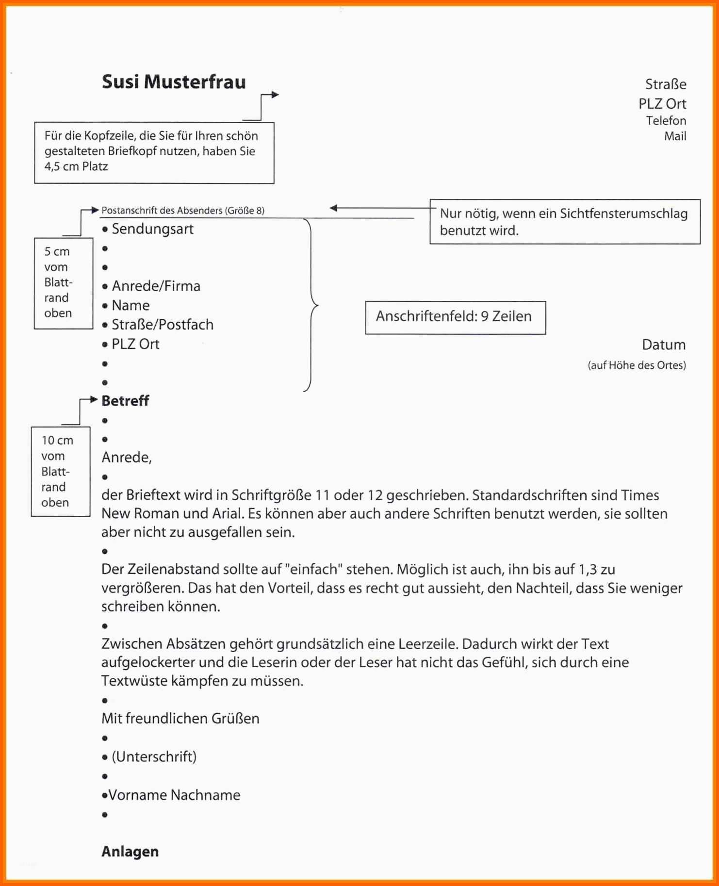 Hervorragend 15 Privatbrief Din 5008 Vorlage