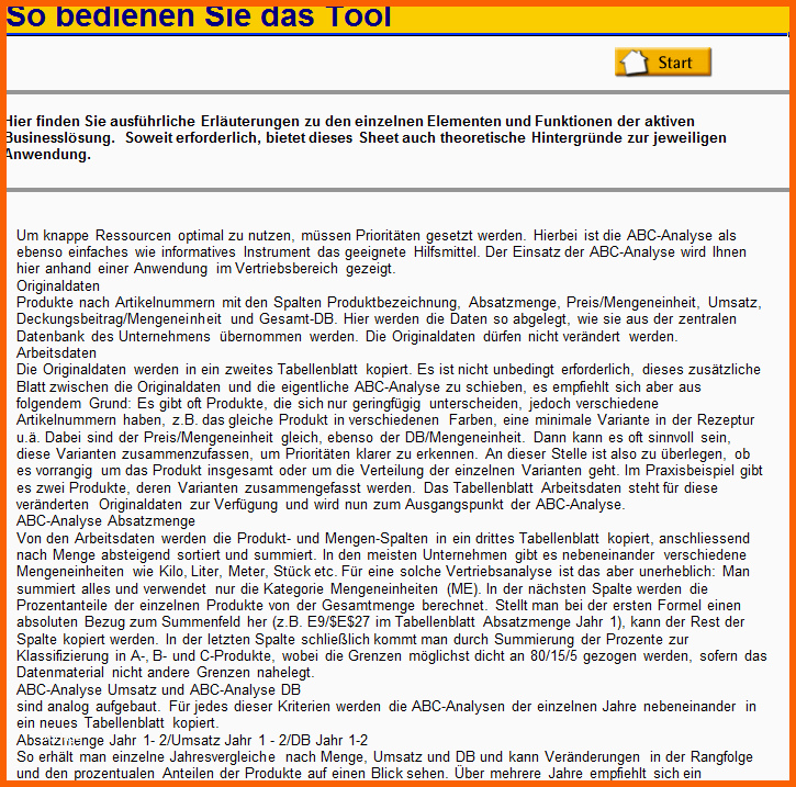 Hervorragend Abc Analyse Excel Vorlage Zum Download