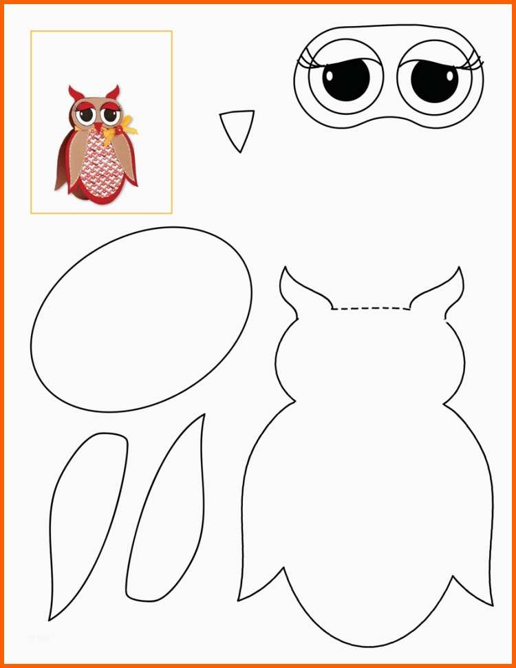 Hervorragend Bastelvorlagen Für Herbst Mit Eule 17 Ideen Und Anleitung