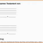 Hervorragend Berliner Testament Testament Verfassen