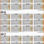 Hervorragend Dreijahreskalender 2015 2016 2017 Als Pdf Vorlagen