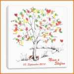 Hervorragend Fingerabdruck Baum Auf Leinwand ♥ Hochzeitsspiel