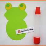 Hervorragend Frosch Basteln Mit Kindern Vorlage Und Anleitung