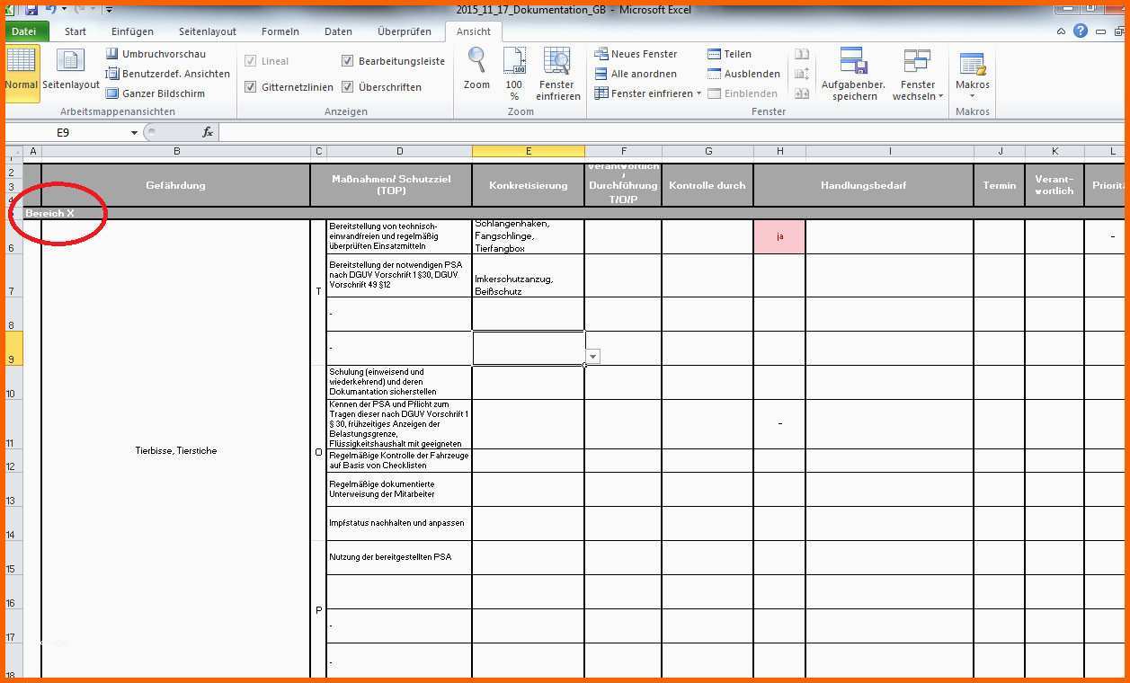 Hervorragend Gefährdungsbeurteilung Vorlage Pdf – Vorlagens Download