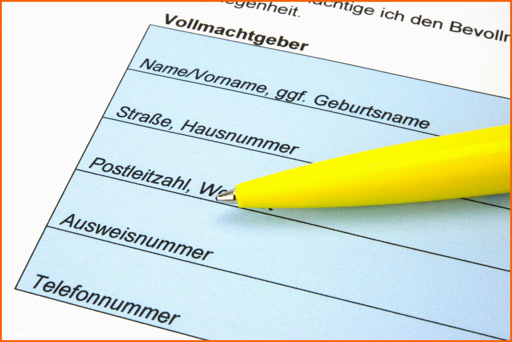 Hervorragend Generalvollmacht Muster