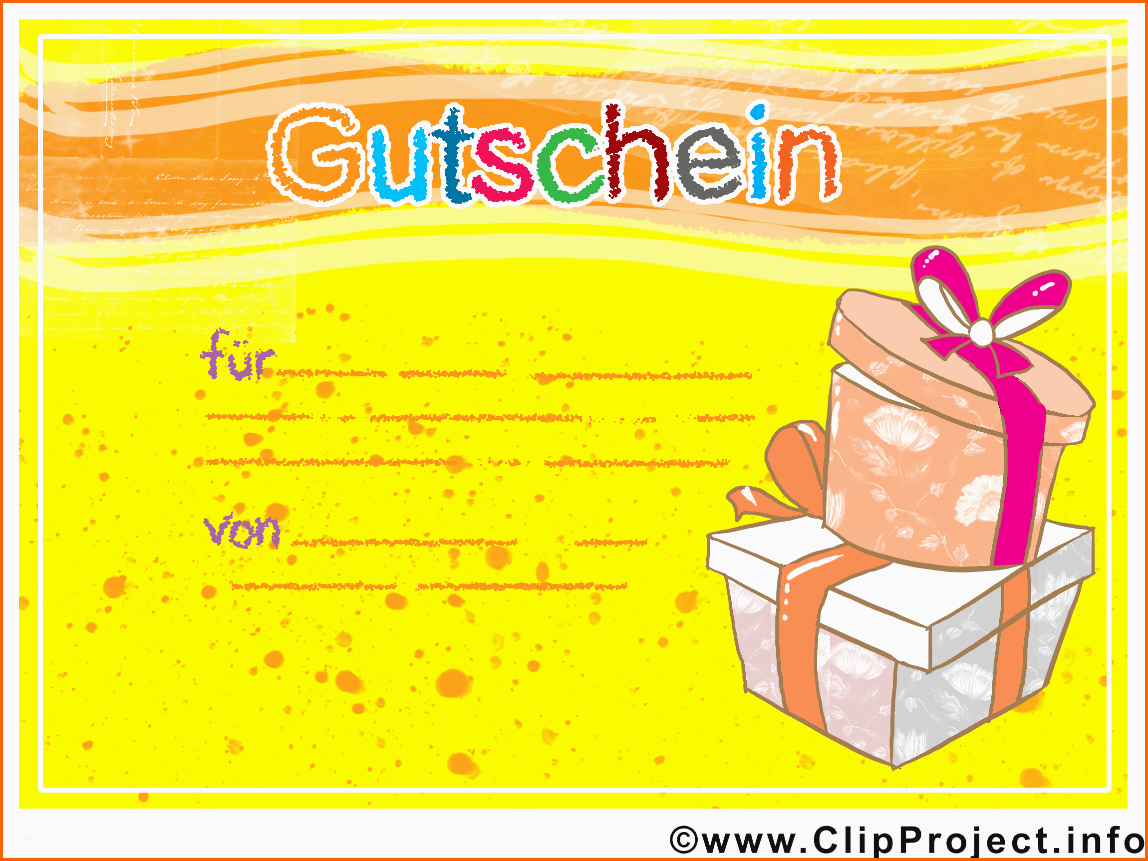 Hervorragend Gutschein Basteln Vorlage
