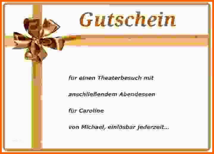 Hervorragend Gutschein Word Vorlage Best Gutschein Vorlage Word