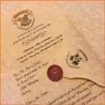 Hervorragend Hogwarts Brief Vorlage
