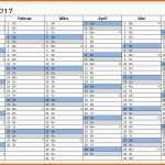 Hervorragend Kalender 2017 Vorlagen Zum Ausdrucken Pdf Excel Jpg