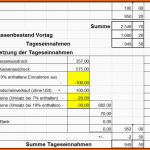 Hervorragend Kostenlos formulare Zur Kassenführung Excel