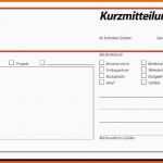 Hervorragend Kurzbrief Vorlage Zum Ausdrucken – Various Vorlagen