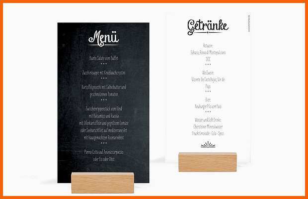 Hervorragend Menükarte Hochzeit "tafel"