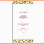 Hervorragend Menukarten Hochzeit Vorlagen Kostenlos