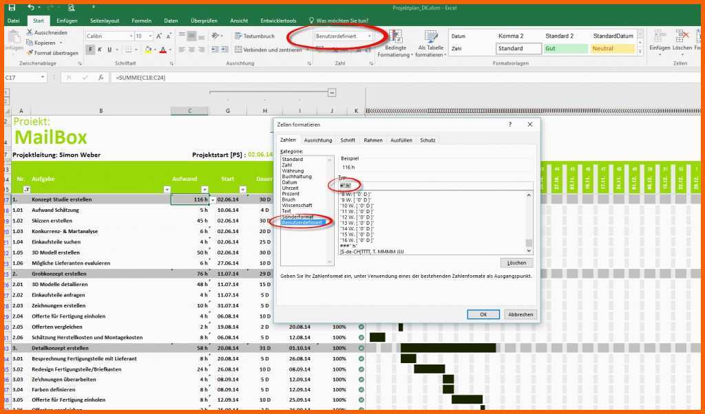 Hervorragend Projektplan Excel 1 Hervorragend Projektplan Excel