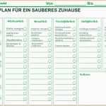 Hervorragend Putzplan Vorlage Zum Ausdrucken Wochenplan &amp; Jahresplan