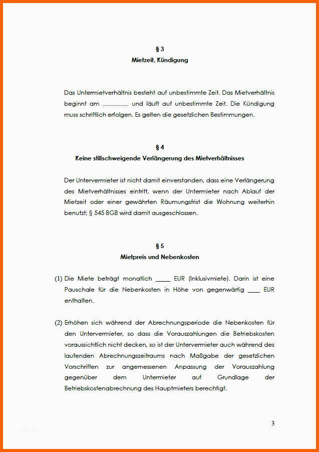 Hervorragend Untermietvertrag Wg Zimmer Vorlage sofort Zum