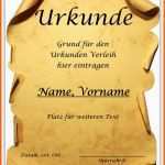 Hervorragend Urkunde