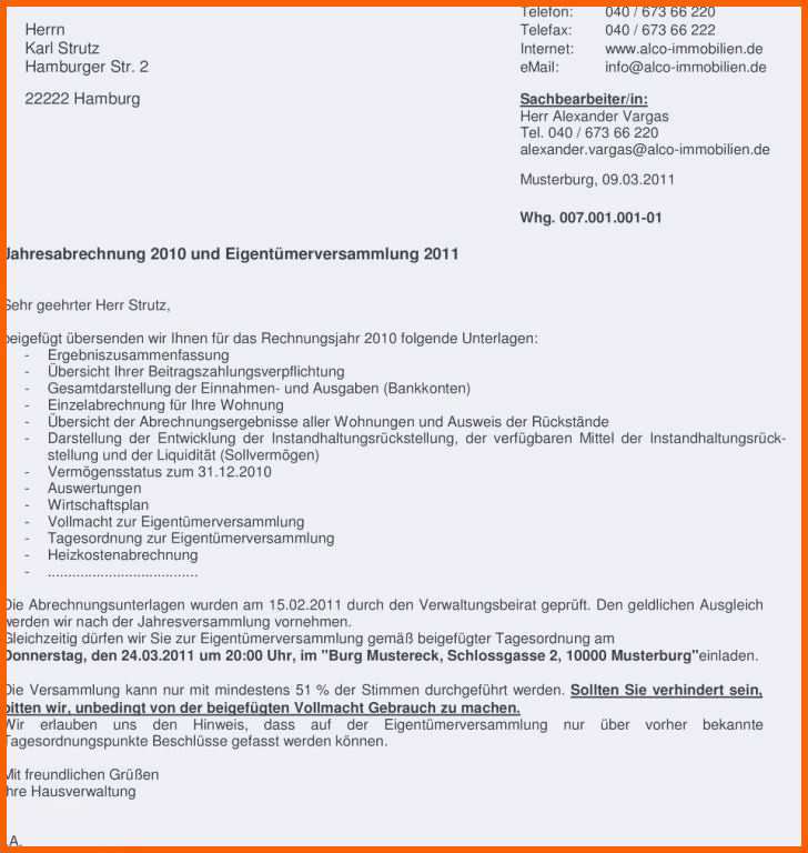 Hervorragend Vollmacht Schreiben Vorlage