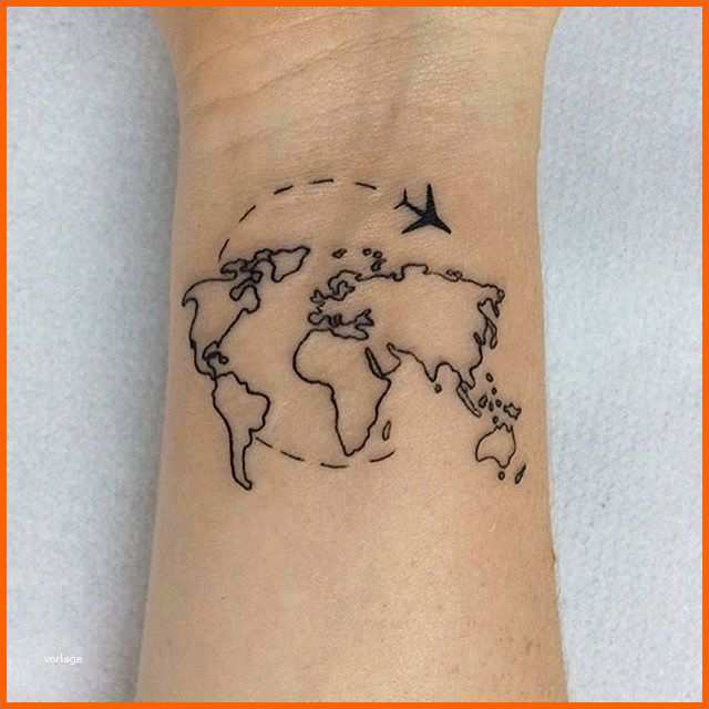 Hervorragend Weltkarte Tattoo Vorlage Wunderbar 5067 Best Mini Tattoos