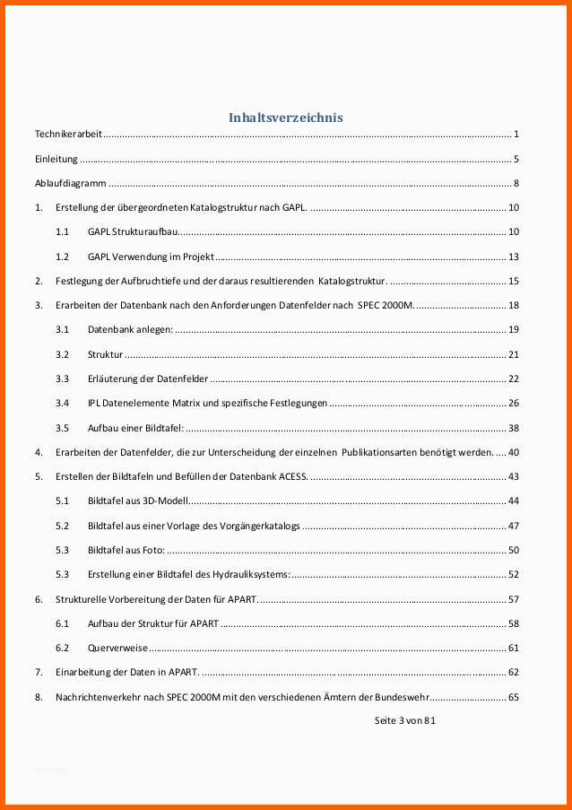 Hervorragend Word Vorlage Technische Dokumentation – Wordde