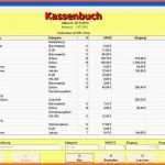Ideal 10 Kassenbuch Verein Excel
