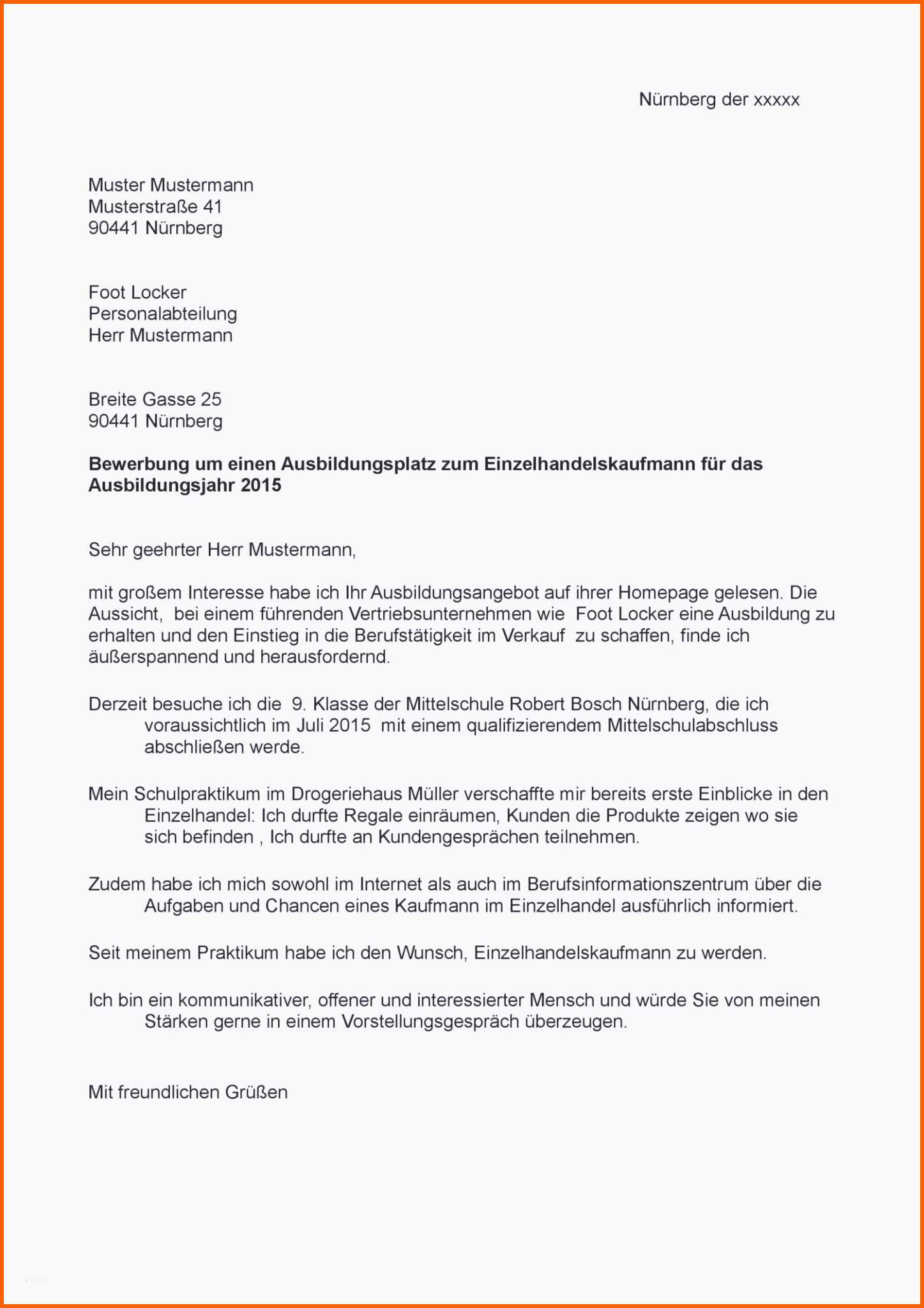 Ideal 13 1bewerbung Sicherheits Nst Muster
