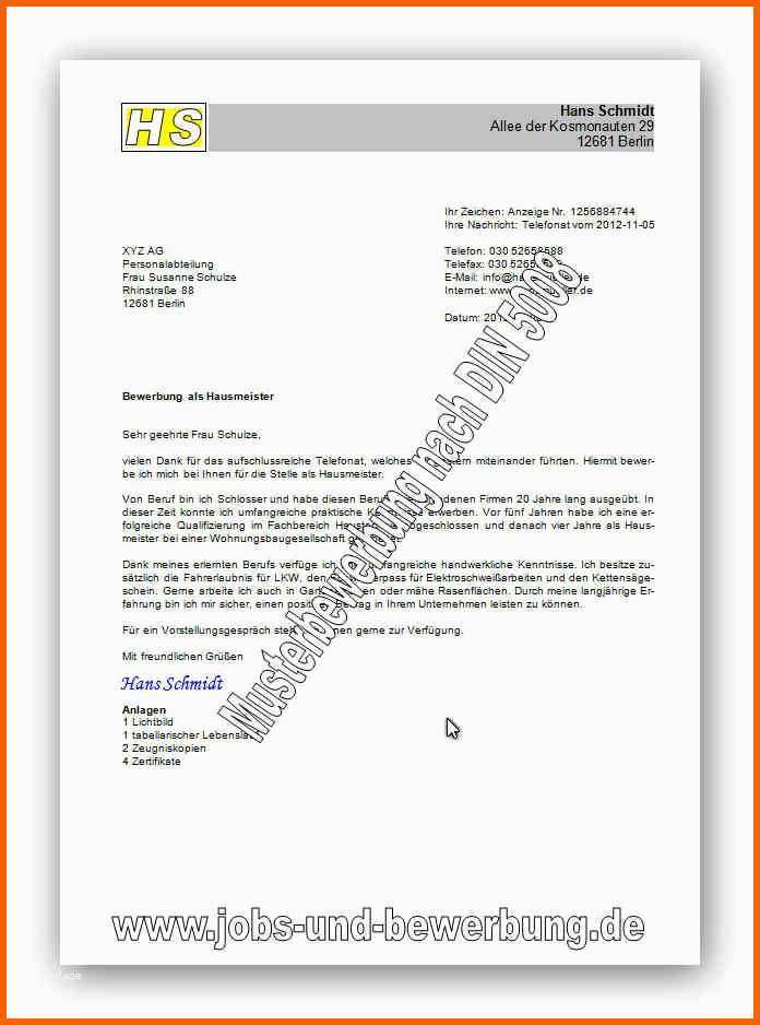 Ideal 16 Din 5008 Privatbrief Vorlage