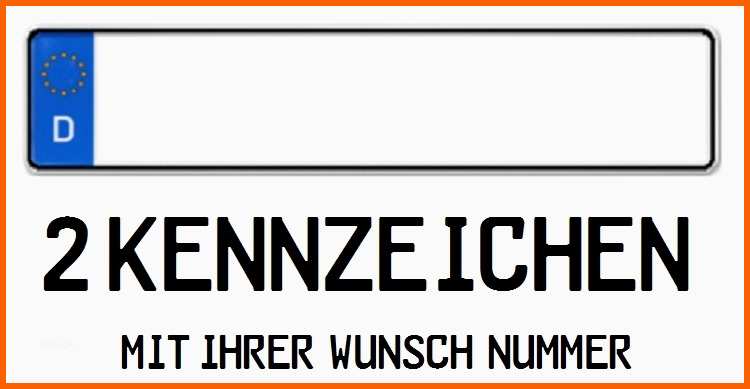 Ideal 2 Eu Kfz Kennzeichen 420 X 110 Mm Für Pkw Transporter