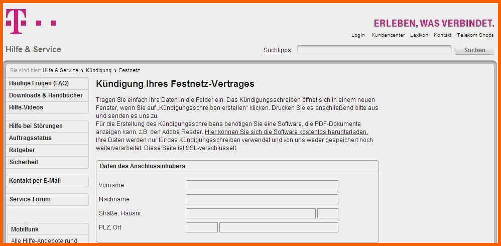 Ideal 52 Gut Kabel Deutschland Kündigung Umzug Vorlage Galerie
