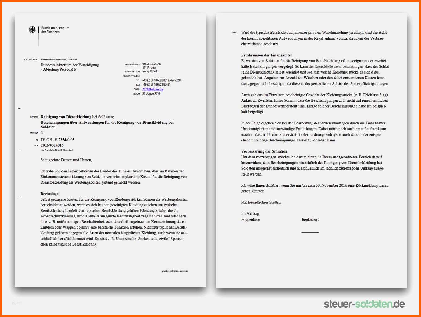 Ideal Bescheinigung Zur Vorlage Beim Finanzamt 2016 45 Idee