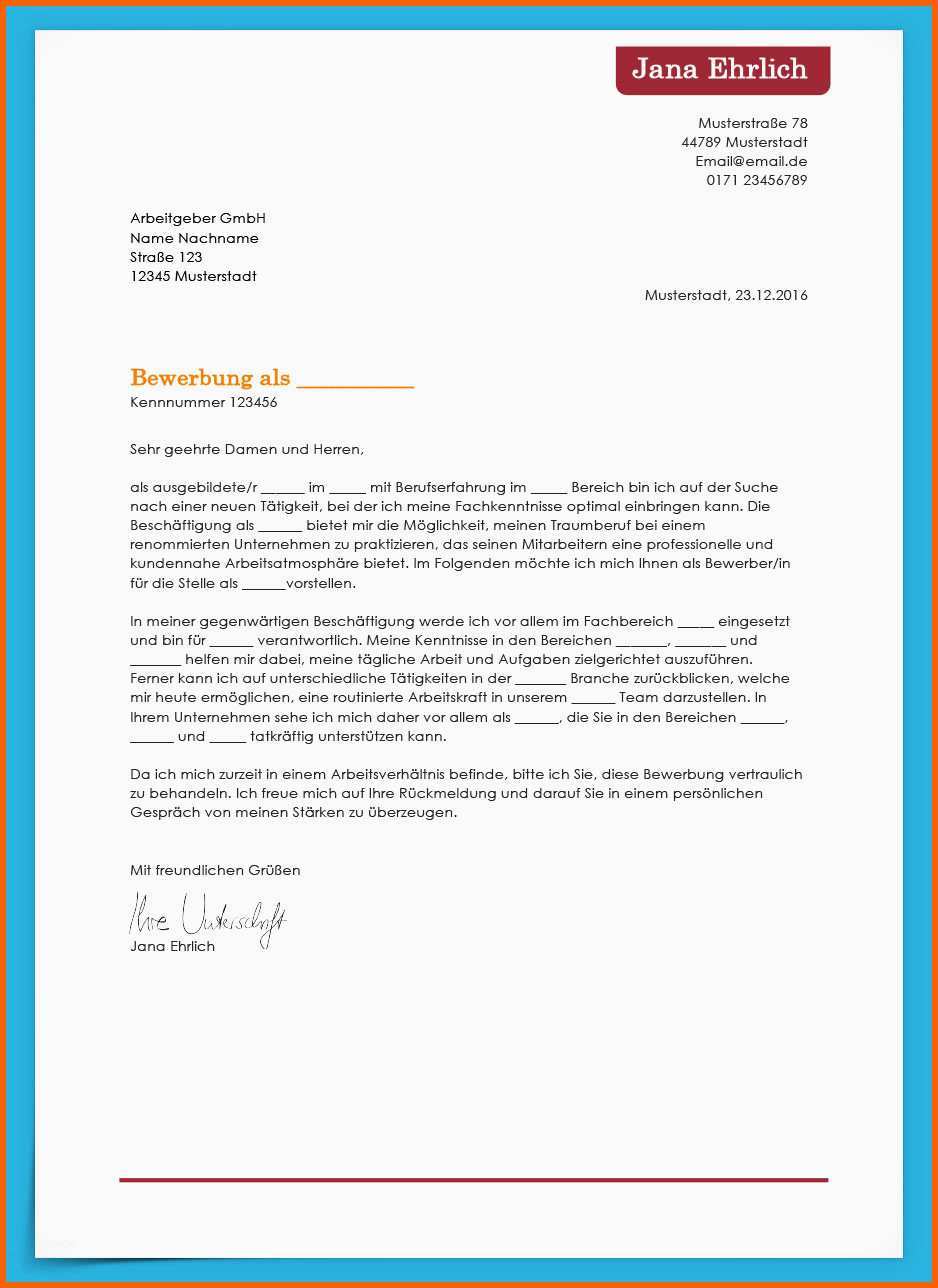 Ideal Bewerbungsvorlage 2018 Kostenloser Download