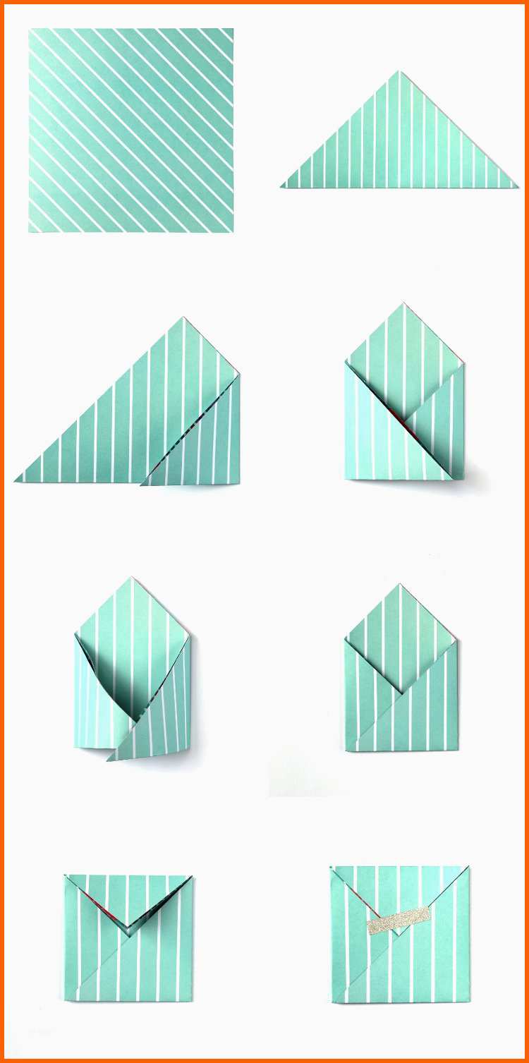 Ideal Briefumschlag Falten In 20 Sekunden 3 Kreative Diy