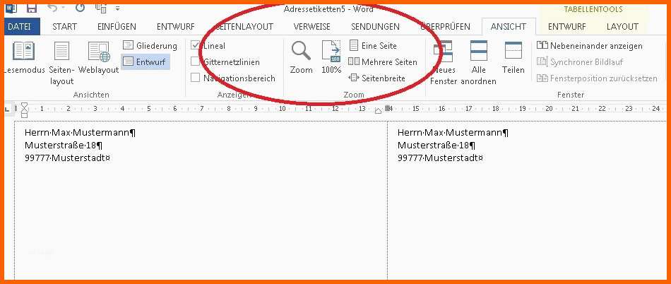 Ideal Charmant Adressaufkleber Vorlage Excel Zeitgenössisch