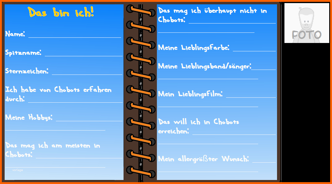 Ideal Chobots Freundebuch Cho Freundebuch