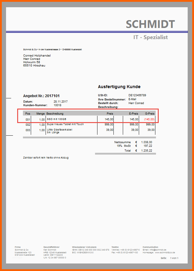 Ideal Eulanda software Angebot