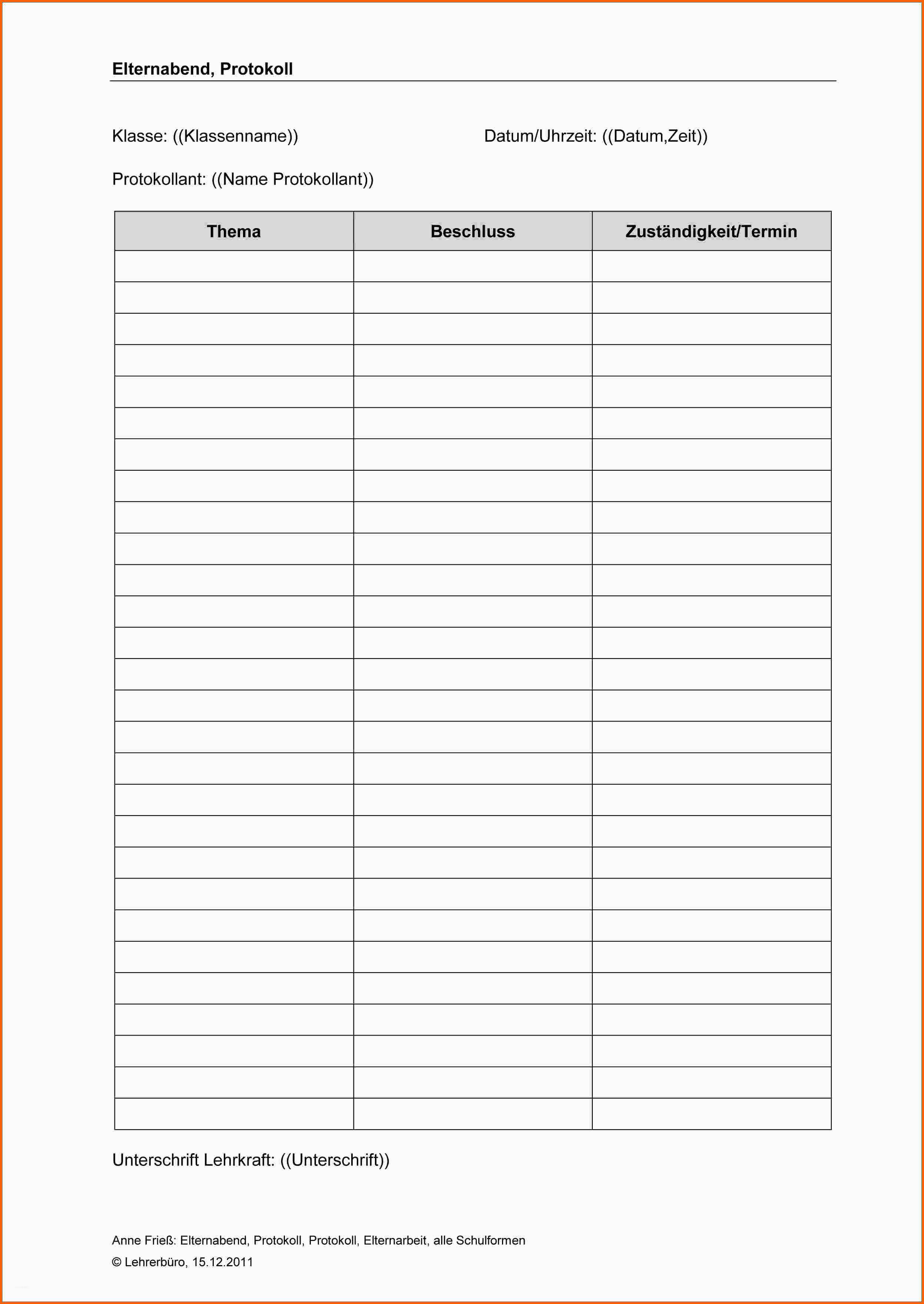 Ideal Excel Teilnehmerliste Vorlage – De Excel
