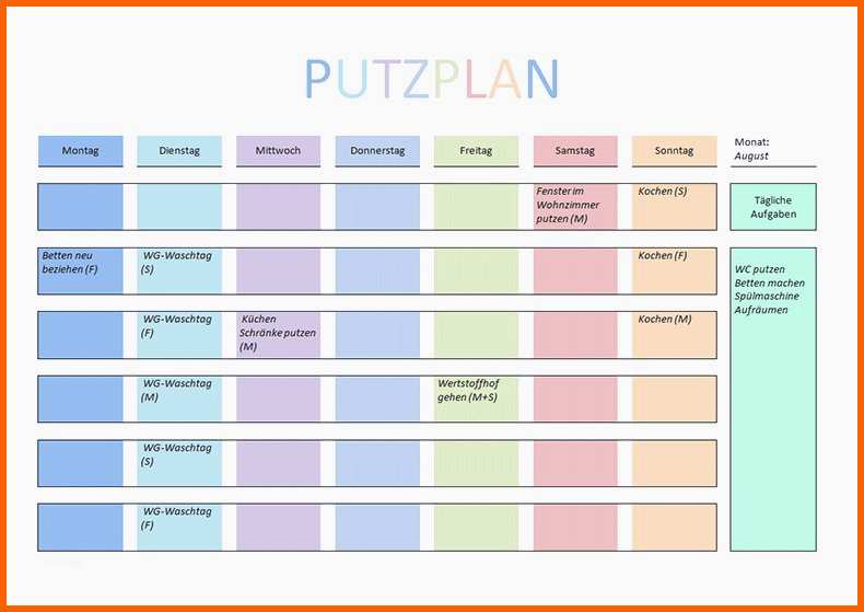 Ideal Frisches Stundenplan Uni Vorlage