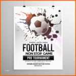 Ideal Fußball Fußballspiel Turnier Flyer Broschüre Vorlage