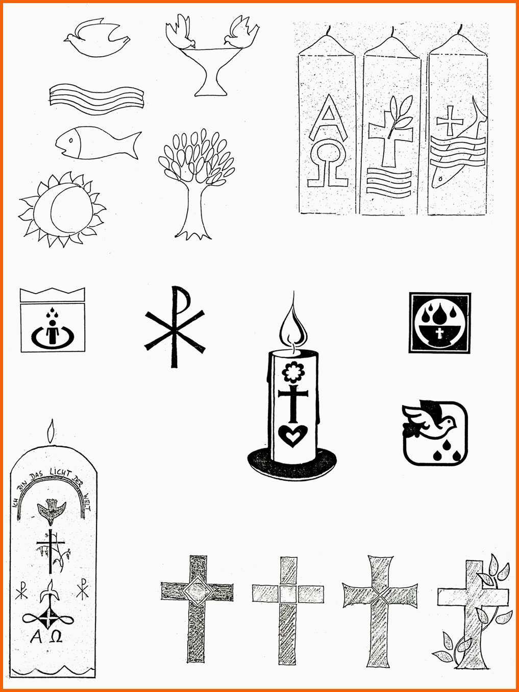 Ideal Kirchengemeinde Lauffen Taufkerze