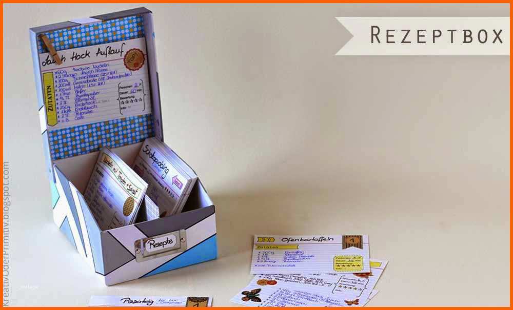 Ideal Kreativ Oder Primitiv Rezeptbox