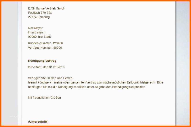 Ideal Kündigungsschreiben Sky Vorlage Pdf Kundigung Mietvertrag
