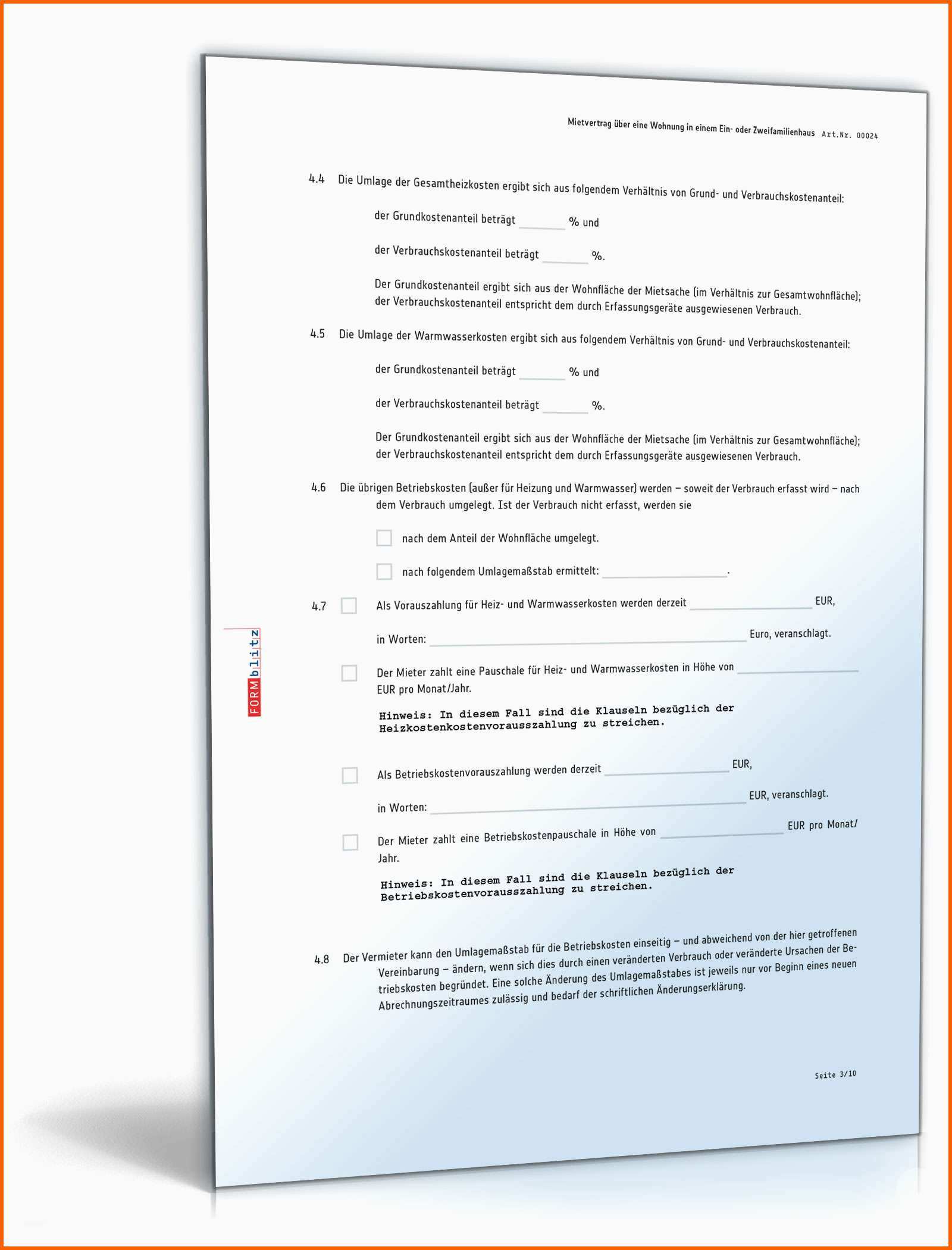 mietvertrag haus und grund pdf das beste von vorlage mietvertrag