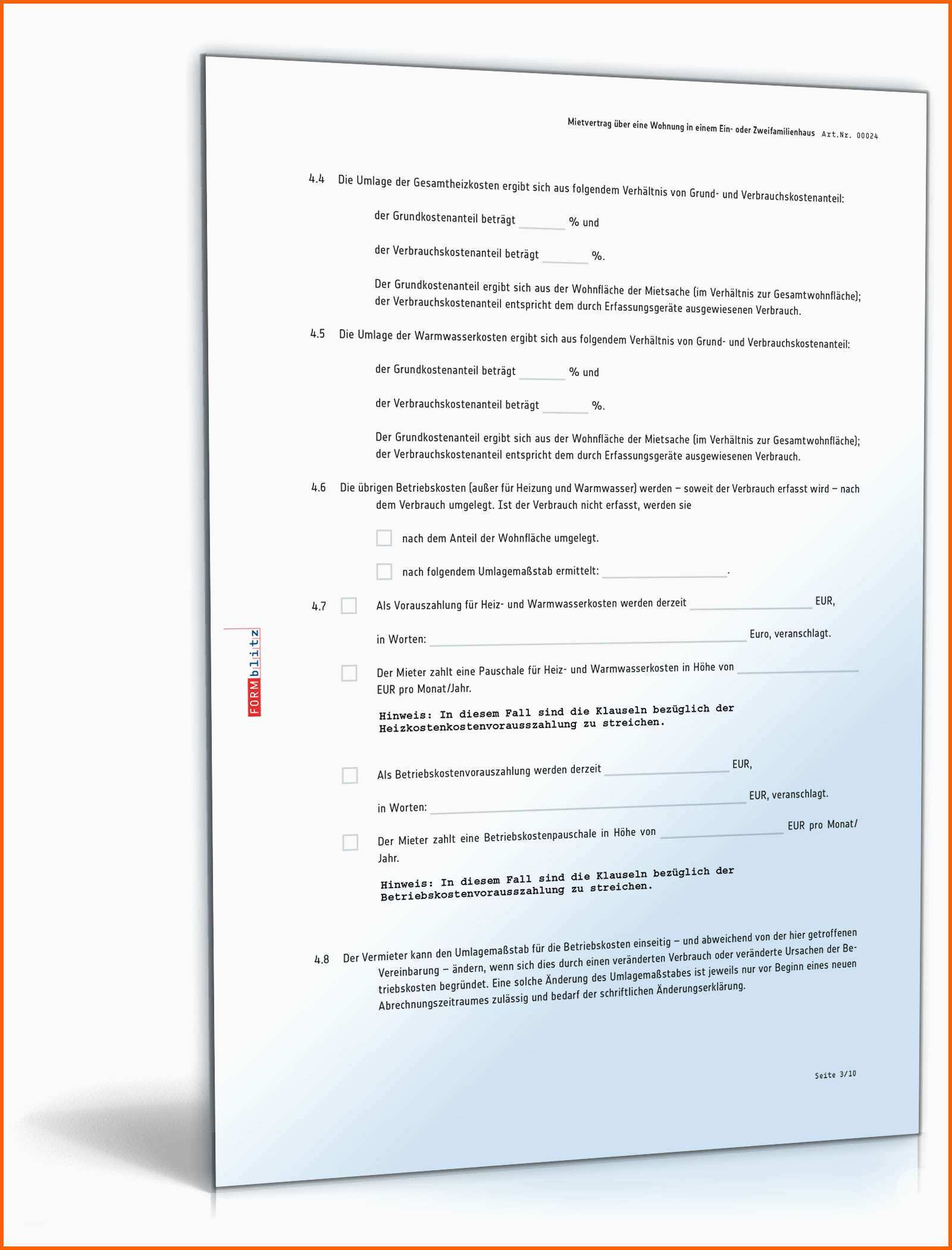 Ideal Mietvertrag Haus Und Grund Pdf Das Beste Von Vorlage