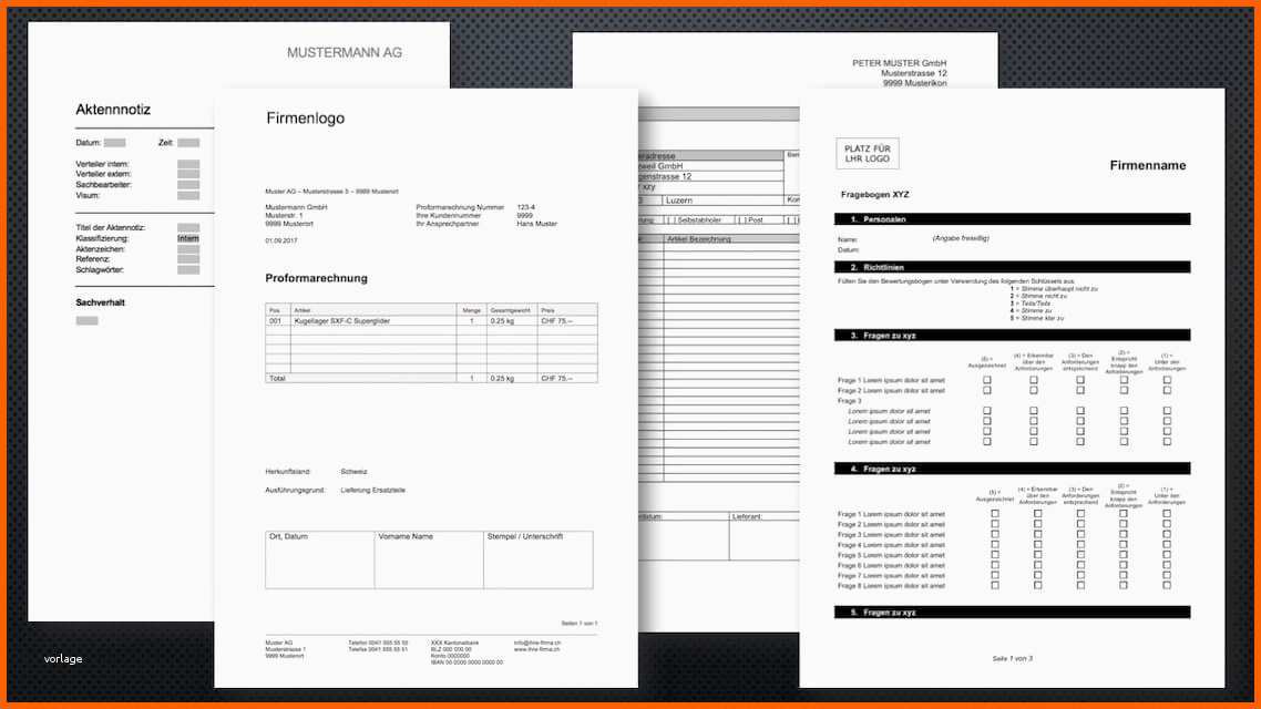 Ideal Muster Vorlage – Kostenlose Vorlagen Zum Download