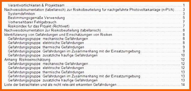 Ideal Risikobeurteilung Maschinenrichtlinie Vorlage Excel
