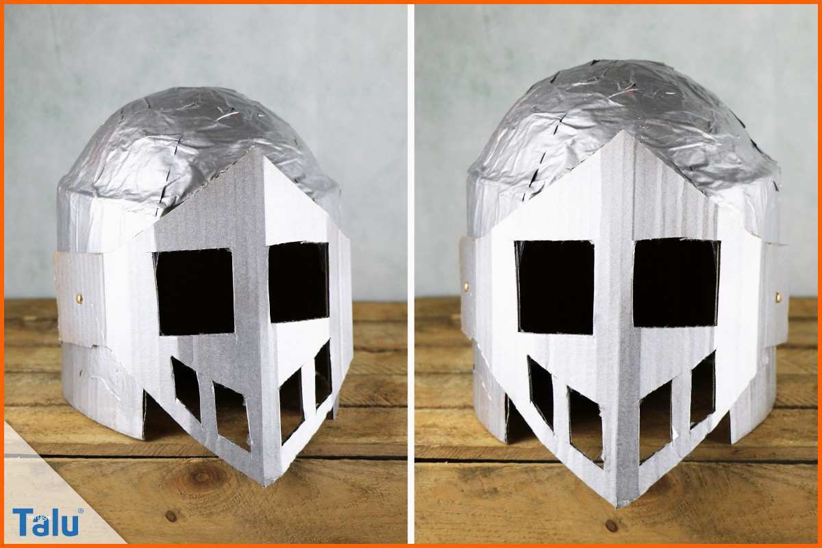 Ideal Ritterhelm Basteln Anleitung Und Kostenlose Vorlage