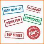Ideal Stempel Vorlage
